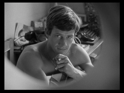 jean paul belmondo still from the film Breathless
  (1960)